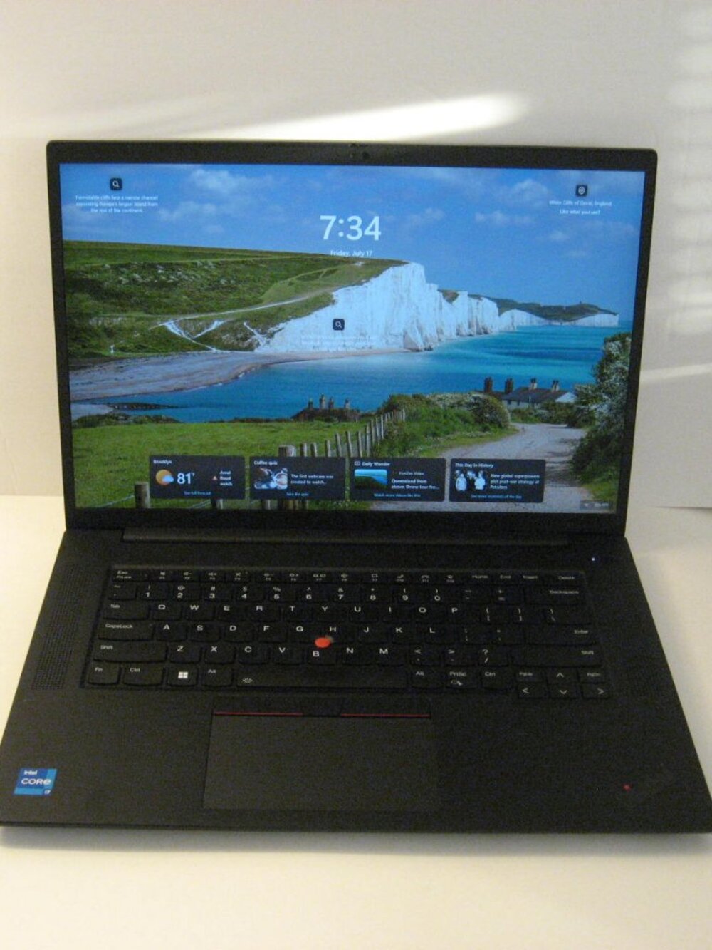 Lenovo ThinkPad P1 Gen 5 Core i7 16" Laptop, 32GB, 1TB SSD w/17OW OEM Adaptor